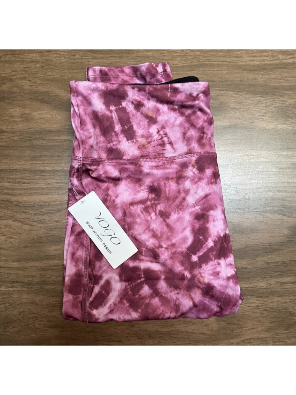 VOGO Athletic Capri Pants 2X NWT Maroon/Pink
